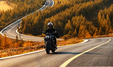 départ vacances moto